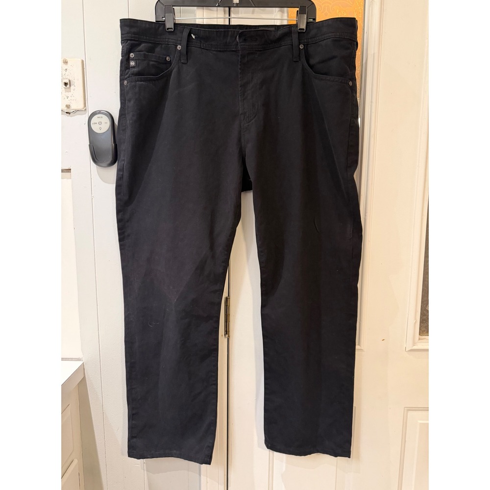 AG Adriano Goldschmied The Graduate Tailored Leg Black Pants 40x34 1174SUDSBA34